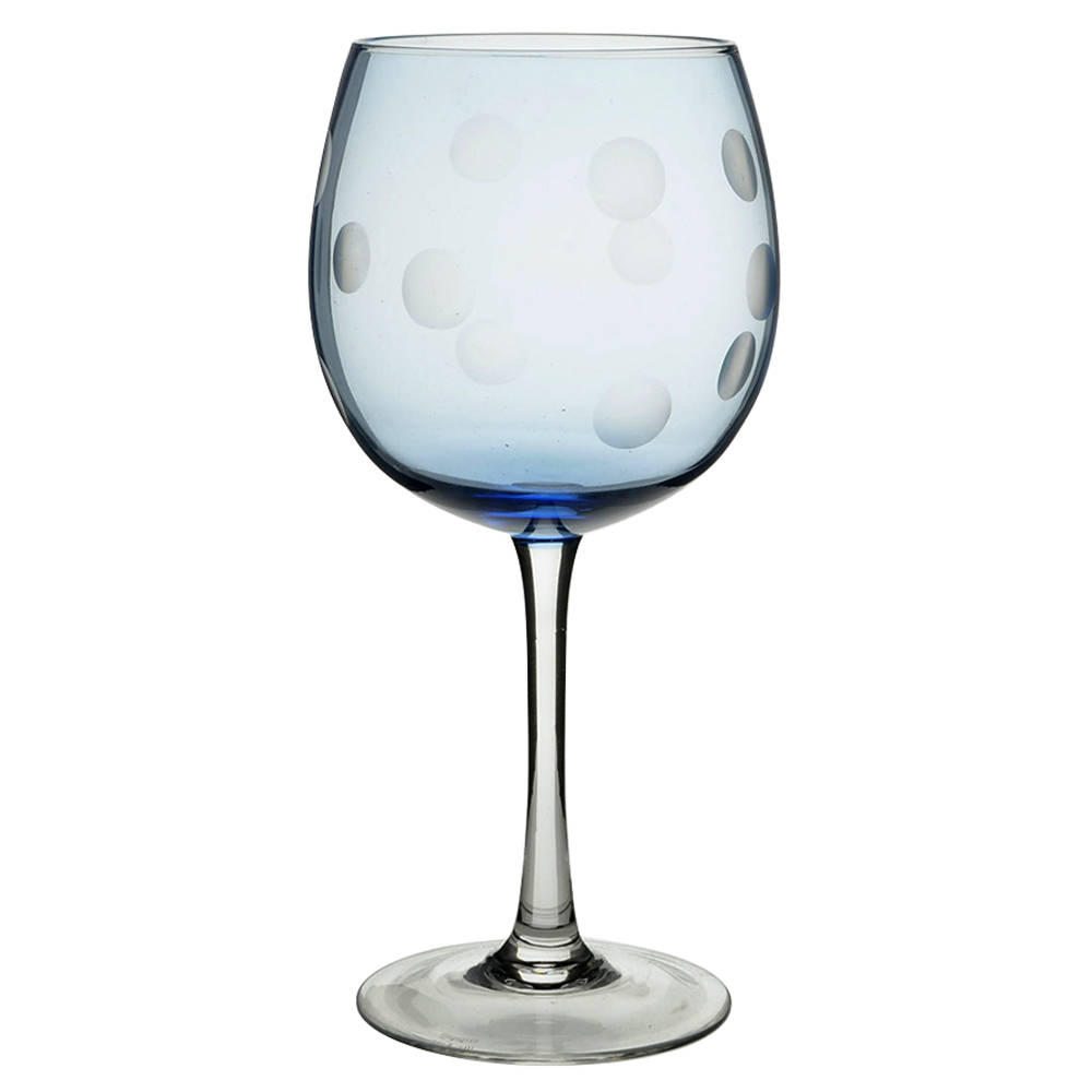 Polka Dot Blue All Purpose Wine by Waterford Crystal-1