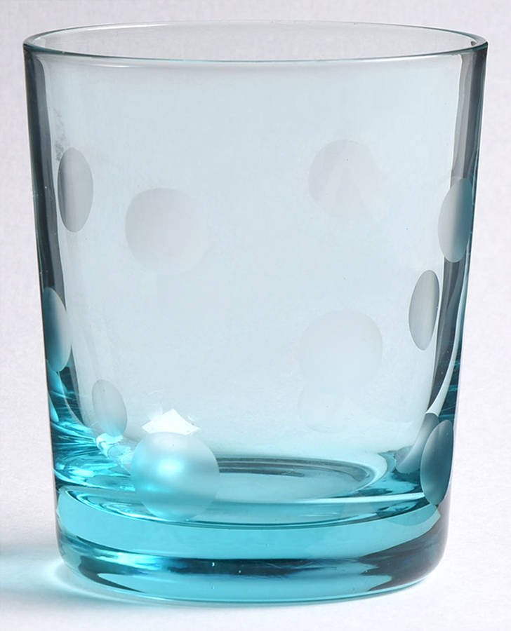Polka Dot Green Double Old Fashioned by Waterford Crystal-1