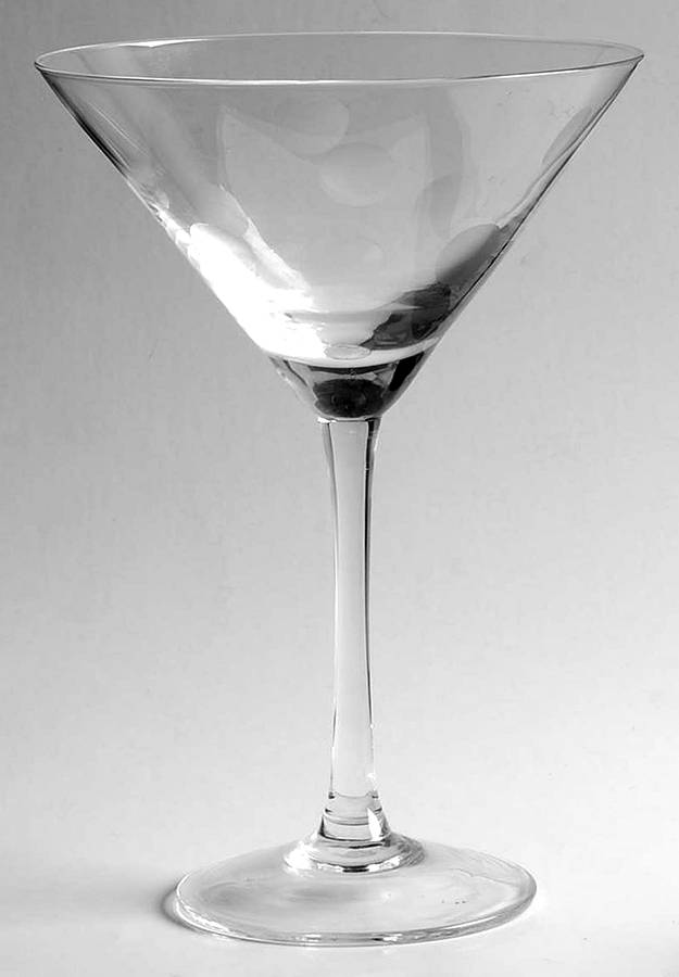 Polka Dot Martini Glass by Waterford Crystal-1