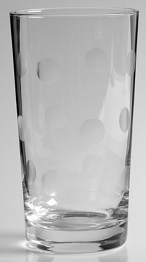 Polka Dot Highball Glass by Waterford Crystal-1