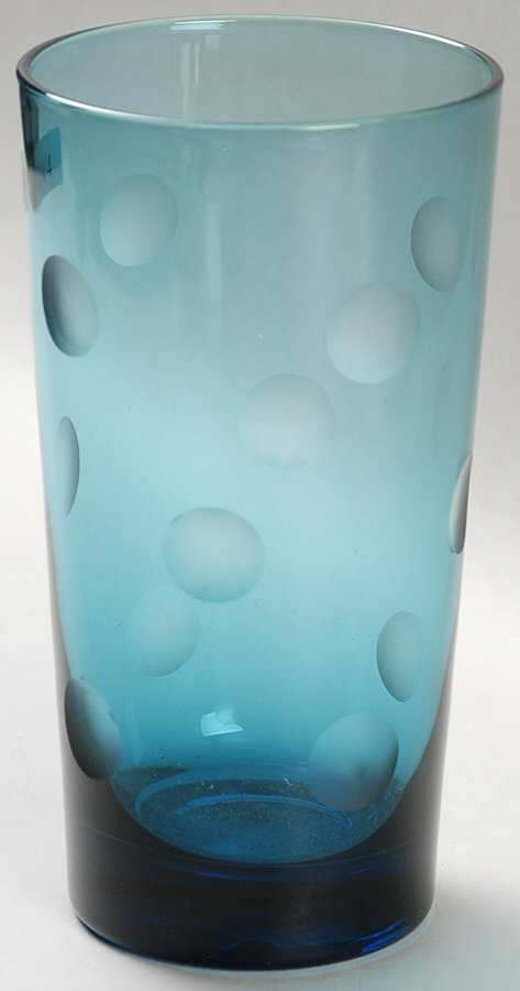 Polka Dot Sapphire Highball by Waterford Crystal-1