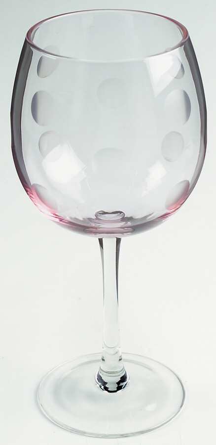 Polka Dot Pink All Purpose Wine by Waterford Crystal-1