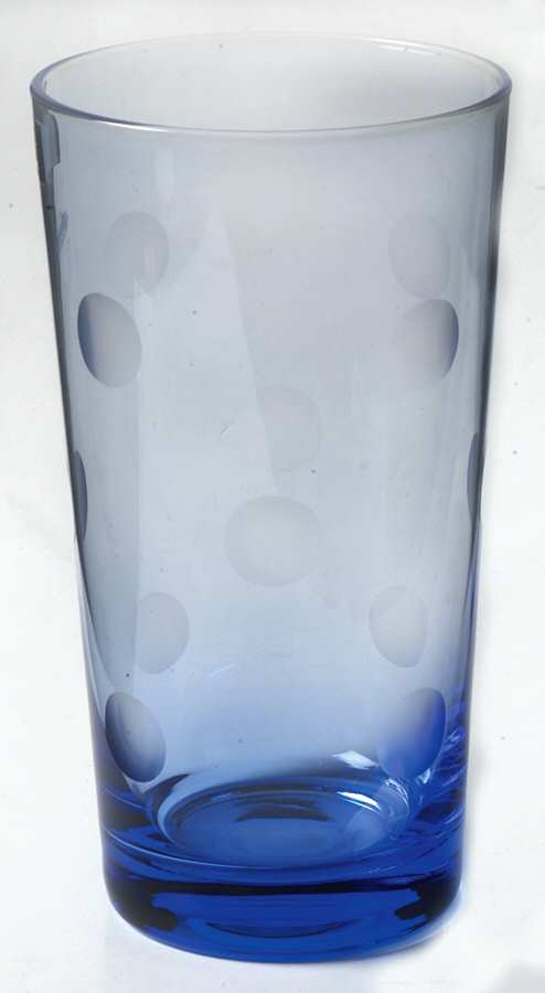 Polka Dot Blue Highball by Waterford Crystal-1