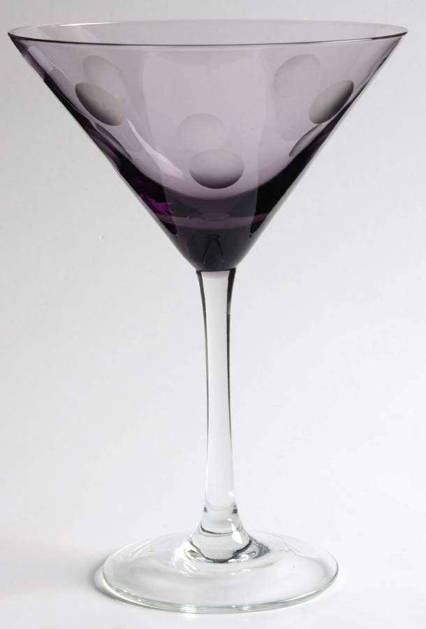 Polka Dot Purple Martini by Waterford Crystal-1