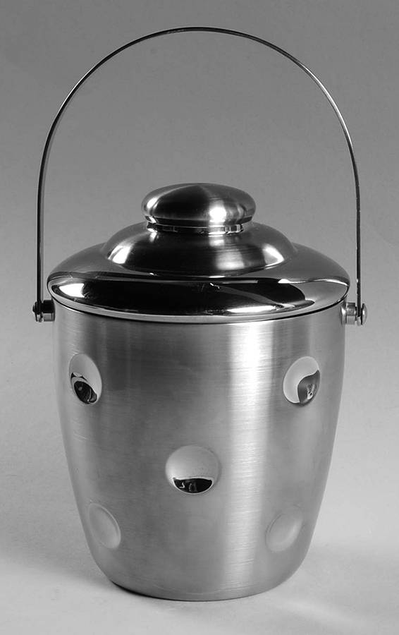 Polka Dot Ice Bucket & Lid by Waterford Crystal-1