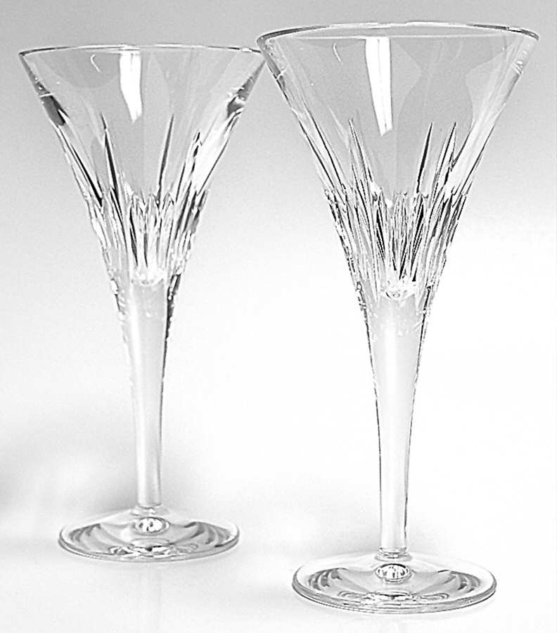 WAT11 (Set of 2) Toasting Fluted Champagnes by Waterford Crystal-1