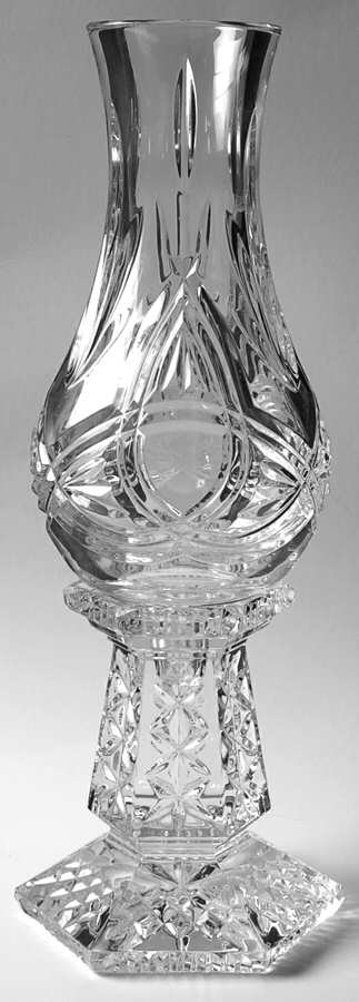 Romance of Ireland Collection 12" Trinity Knot Hurricane Lamp & Globe by Waterford Crystal-1