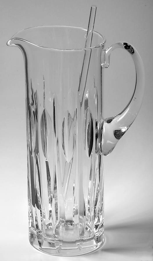 Sheridan 42 Oz Martini Pitcher W/Glass Stirrer by Waterford Crystal-1
