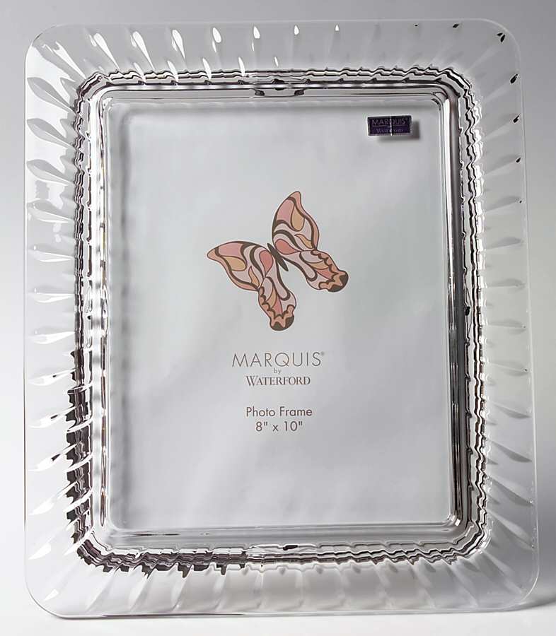 Sheridan Frame-Holds 8" X 10" Photo by Waterford Crystal-1