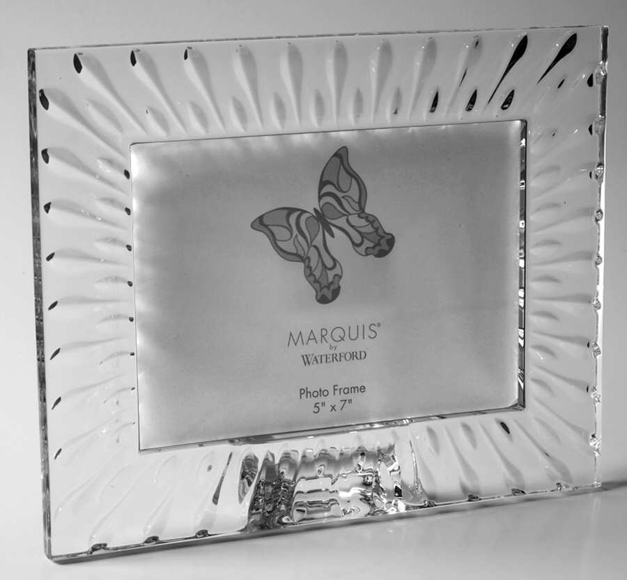 Sheridan Frame-Holds 5" X 7" Photo by Waterford Crystal-1