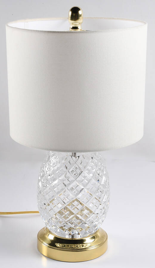 Hospitality Collection 20" Electric Lamp & Shade by Waterford Crystal-1