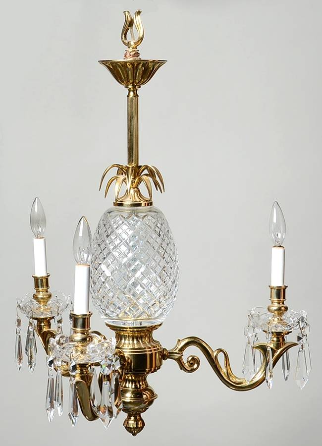Hospitality Collection 3 Arm Chandelier by Waterford Crystal-1
