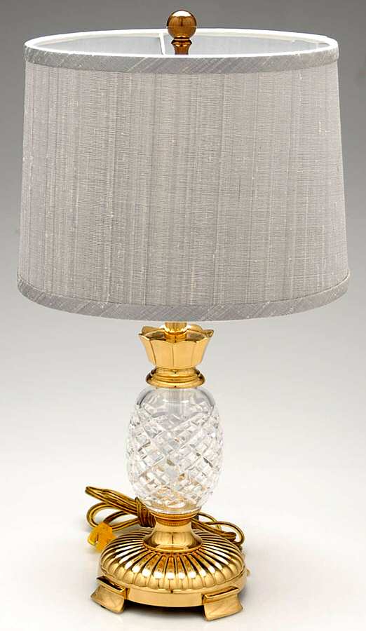 Hospitality Collection 18" Electric Lamp & Shade by Waterford Crystal-1