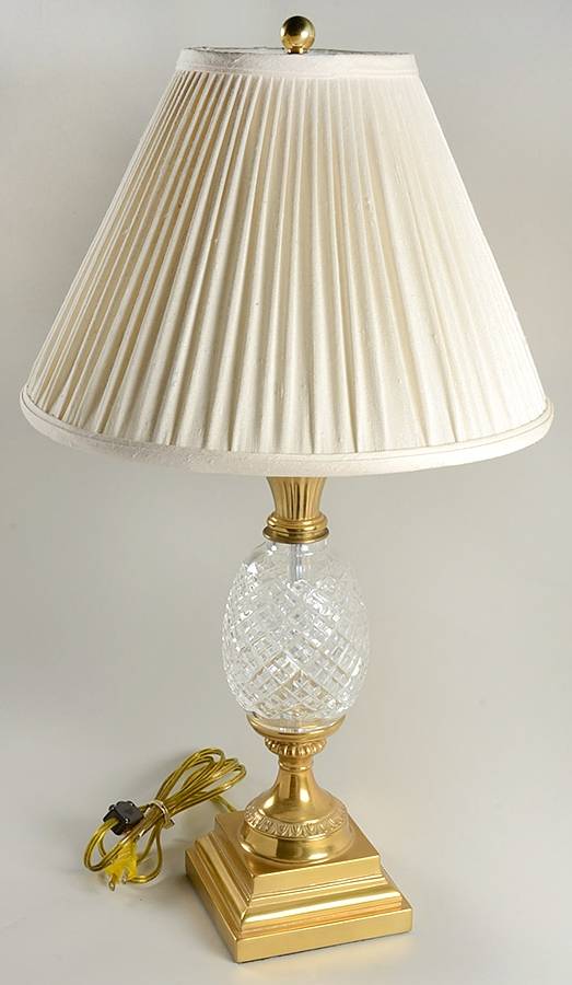 Hospitality Collection 26" Electric Lamp & Shade by Waterford Crystal-1