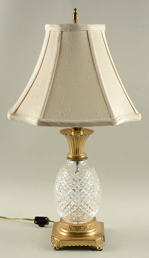 Hospitality Collection 19" Electric Lamp & Shade by Waterford Crystal-1