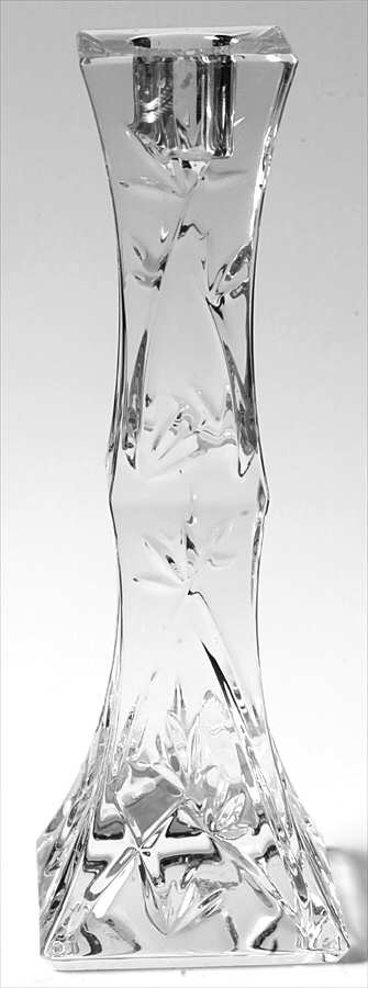 Bamboo Collection 8" Single Light Candlestick by Waterford Crystal-1