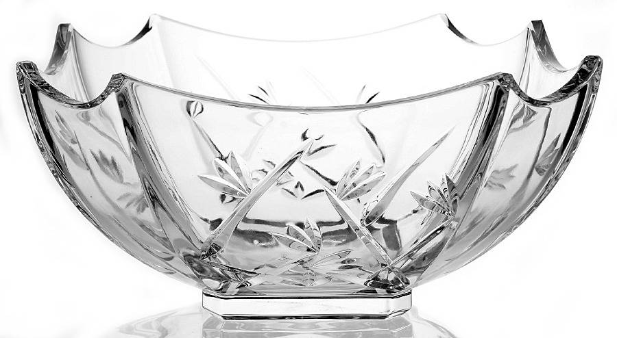 Bamboo Collection 9" Square Bowl by Waterford Crystal-1