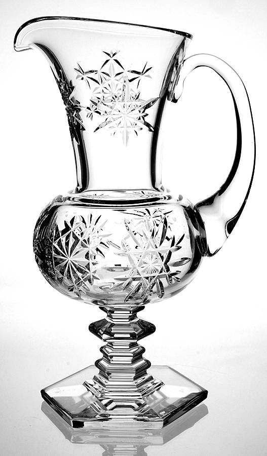 Snow Crystals Pitcher by Waterford Crystal-1