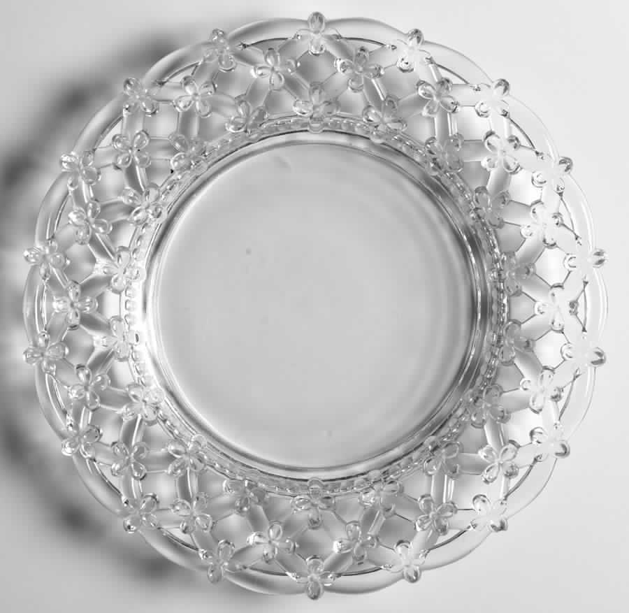 Forget Me Not Clear 7" Salad Plate by Westmoreland-1