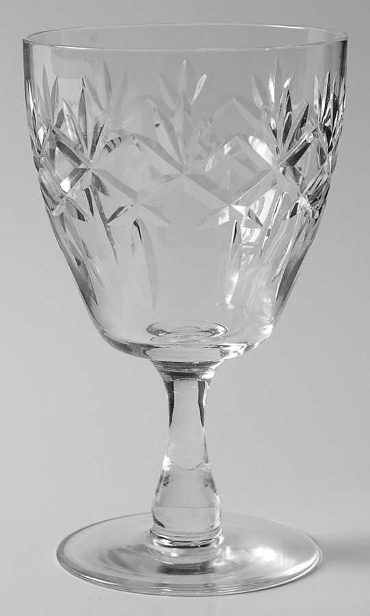 Prince Charles (No Cut Foot) Water Goblet by Webb Corbett-1
