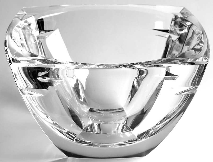 Metra 6" Square Bowl by Waterford Crystal-1