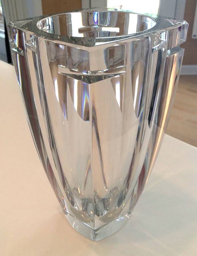 Metra 10" Straight Vase by Waterford Crystal-1