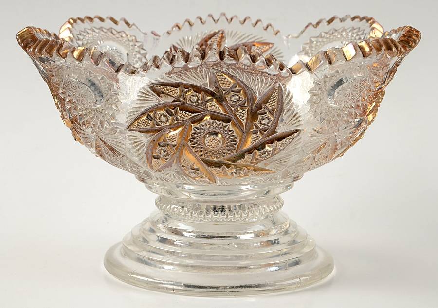 Buzz Star Gold Accent Round Compote (Height X Width) by Westmoreland-1