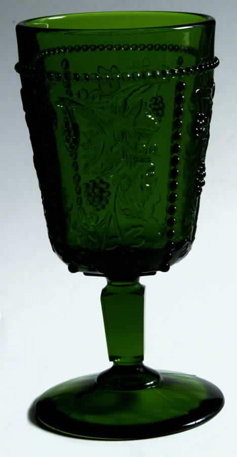 California Green Water Goblet by Westmoreland-1