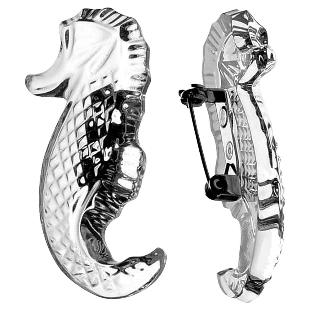 Seahorse Lapel Pin by Waterford Crystal-1