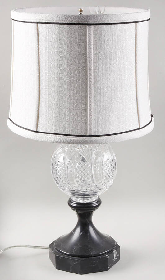 Seahorse 21" Electric Lamp & Shade by Waterford Crystal-1