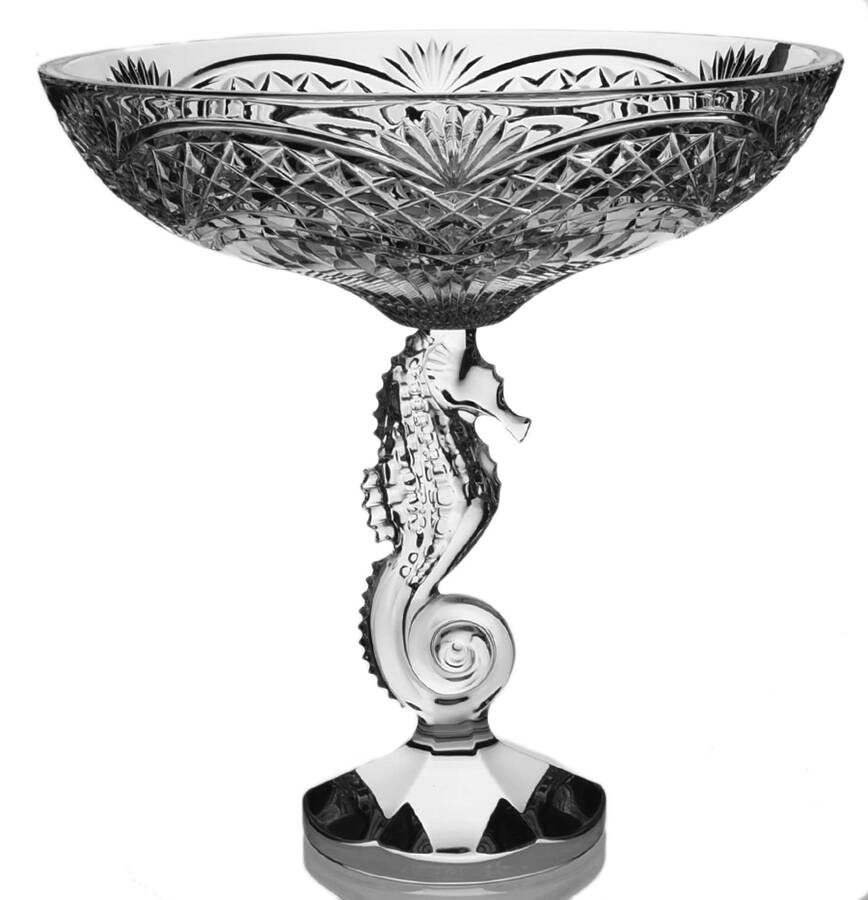 Seahorse 11" Centerpiece by Waterford Crystal-1