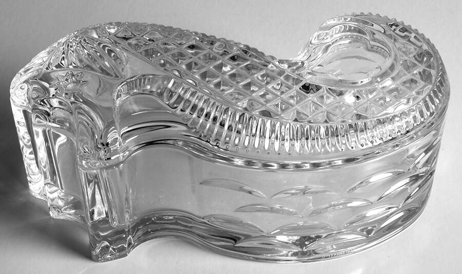 Seahorse Trinket Box with Lid by Waterford Crystal-1