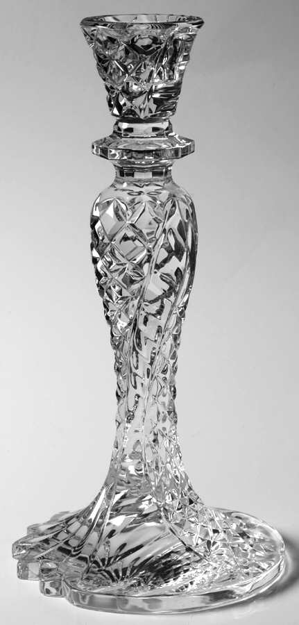 Seahorse 10" Tall Single Light Candlestick by Waterford Crystal-1