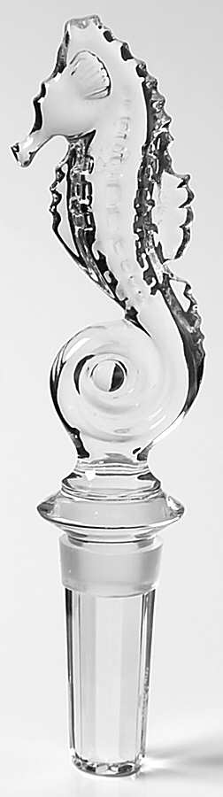 Seahorse Wine Bottle Stopper by Waterford Crystal-1