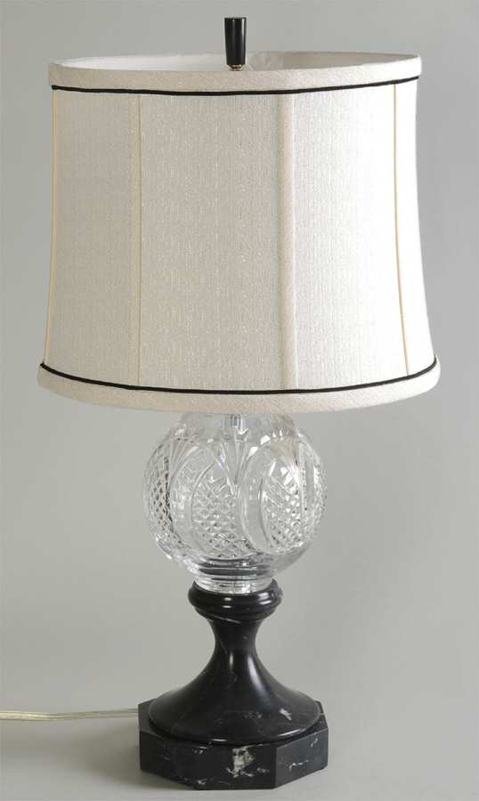Seahorse 21" Electric Lamp & Shade by Waterford Crystal-1