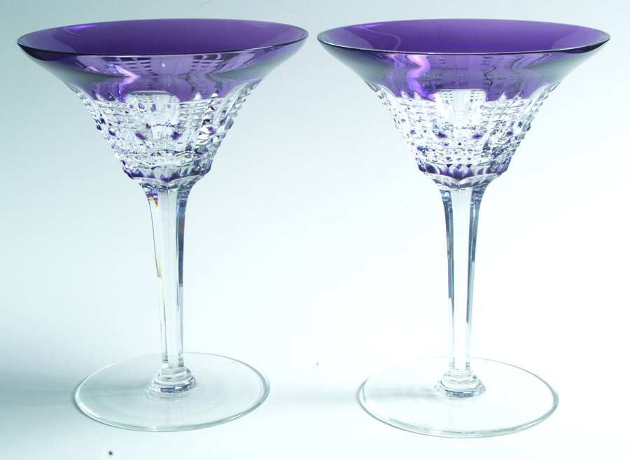 Simply Pastel Lilac Martini - Set of 2 by Waterford Crystal-1