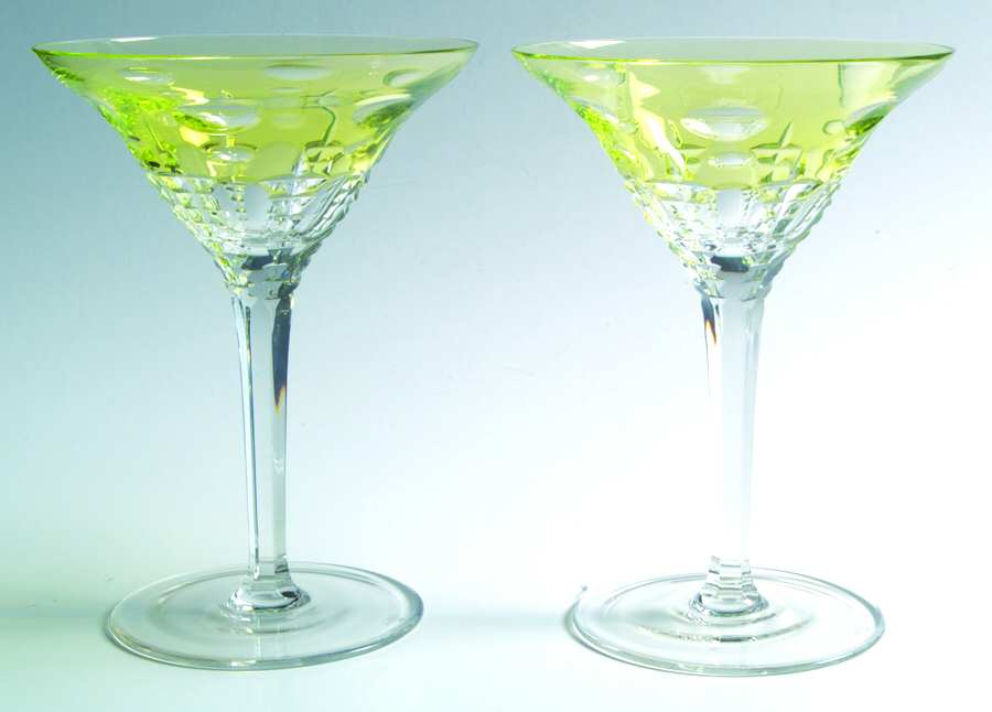Simply Pastel Lime Martini - Set of 2 by Waterford Crystal-1