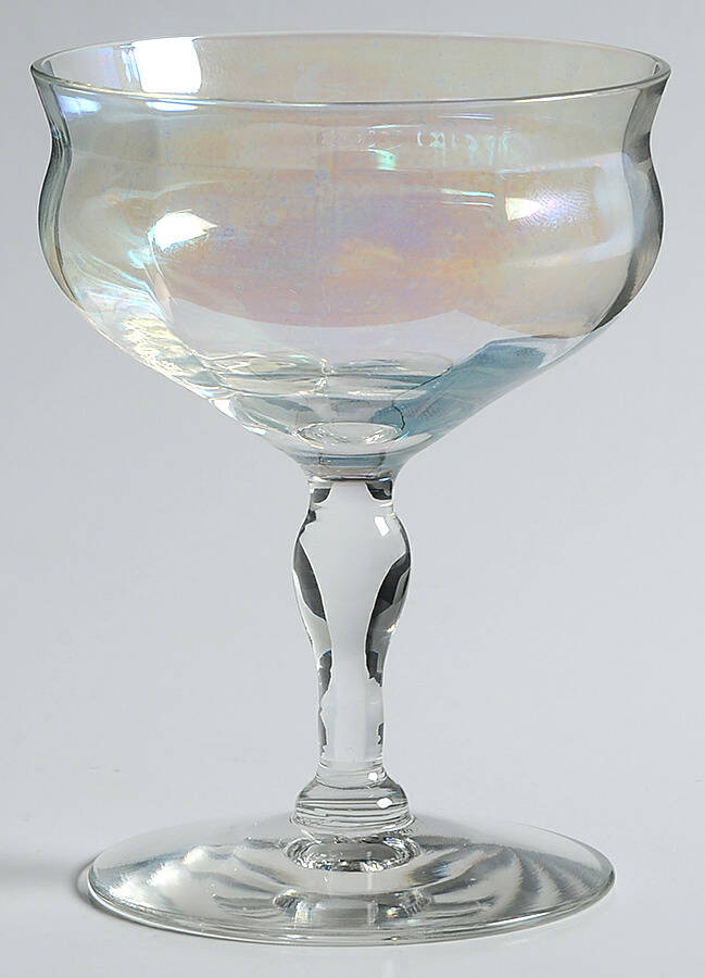 40 Iridescent Low Sherbet by West Virginia Glass Specialty-1