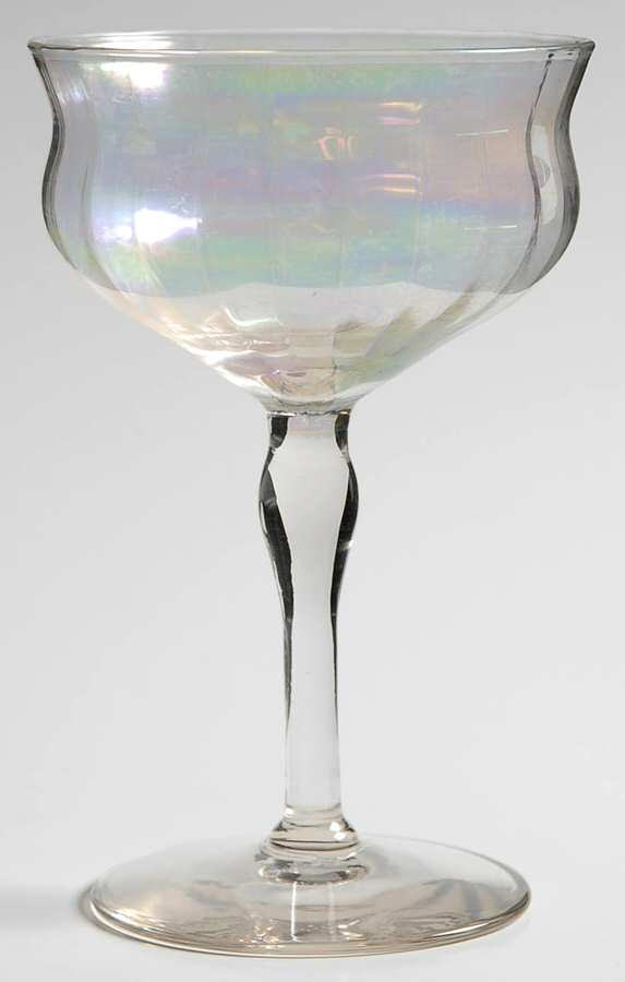 40 Iridescent Champagne/Tall Sherbet by West Virginia Glass Specialty-1