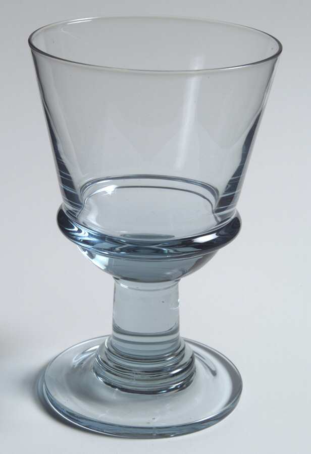 Darjeeling Smoke Blue Water Goblet by Waterford Crystal-1