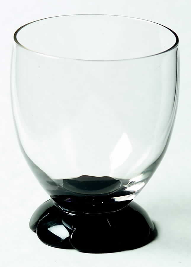 Lilly Pad Foot Black Wine Glass by Weston-1