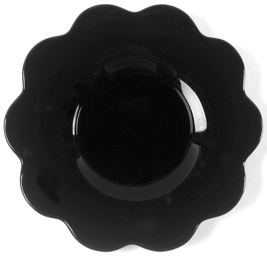 Lilly Pad Foot Black Bread & Butter Plate by Weston-1