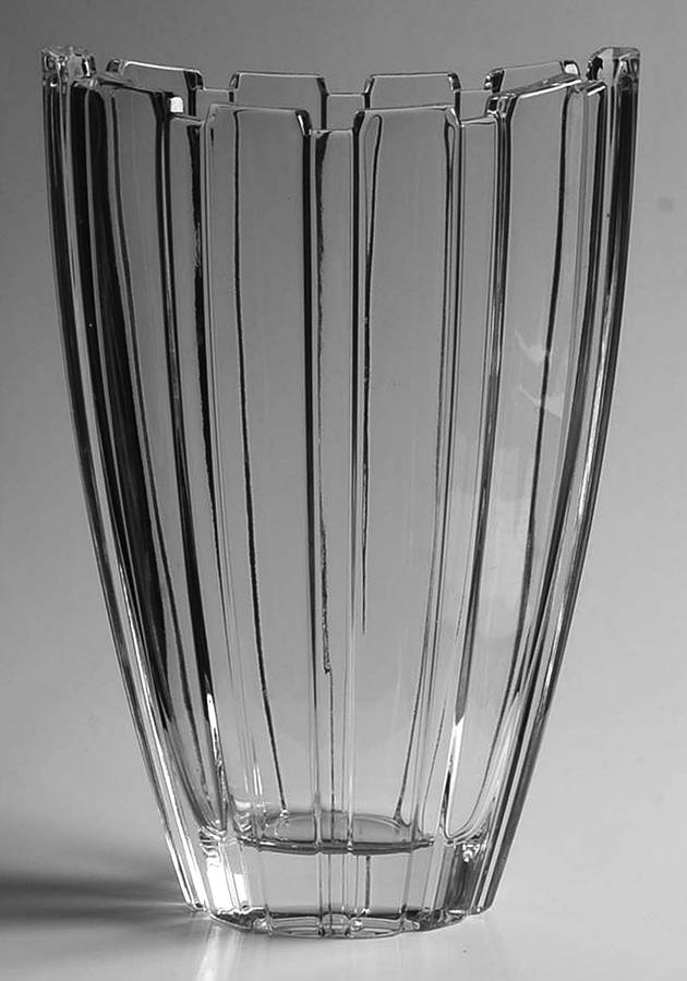 Glacier 10" Flower Vase by Waterford Crystal-1