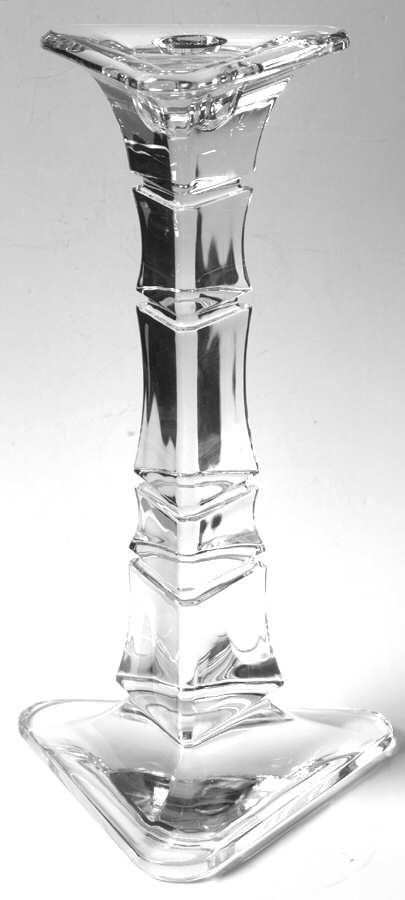 Cathay 10" Tall Single Light Candlestick by Waterford Crystal-1