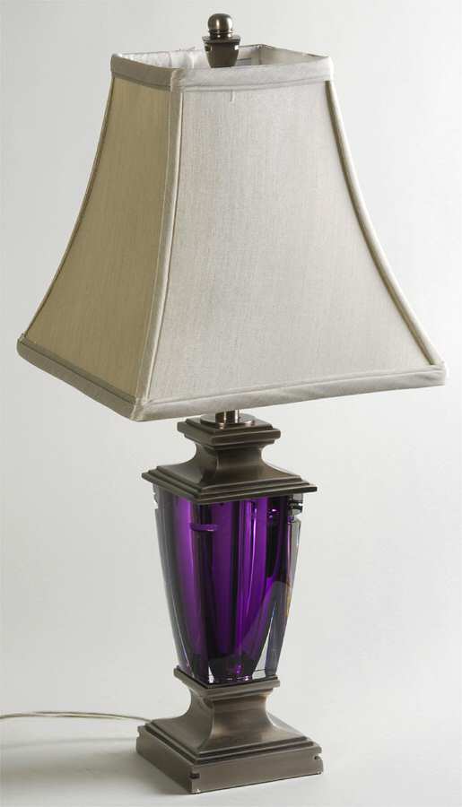Metra 21" Electric Lamp & Shade by Waterford Crystal-1