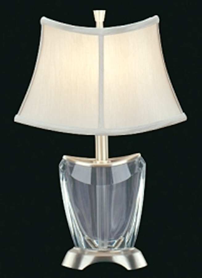 Eclipse (Panels) 19" Electric Lamp & Shade by Waterford Crystal-1
