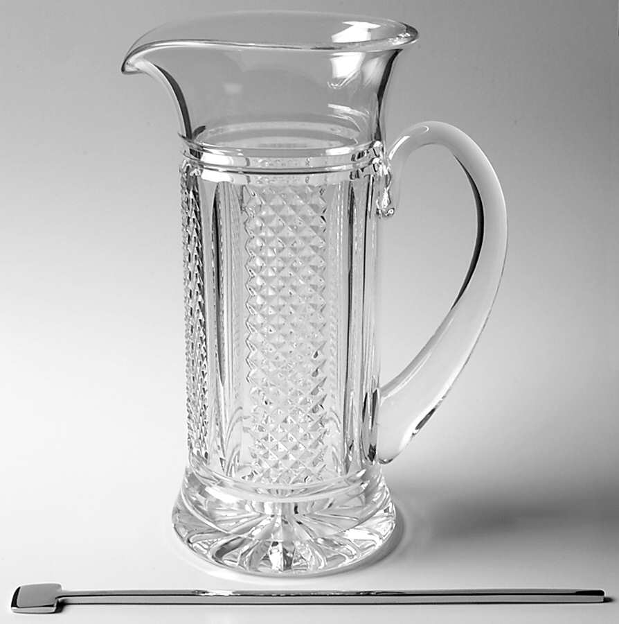 Desmond 36 Oz Martini Pitcher with Metal Stirrer by Waterford Crystal-1