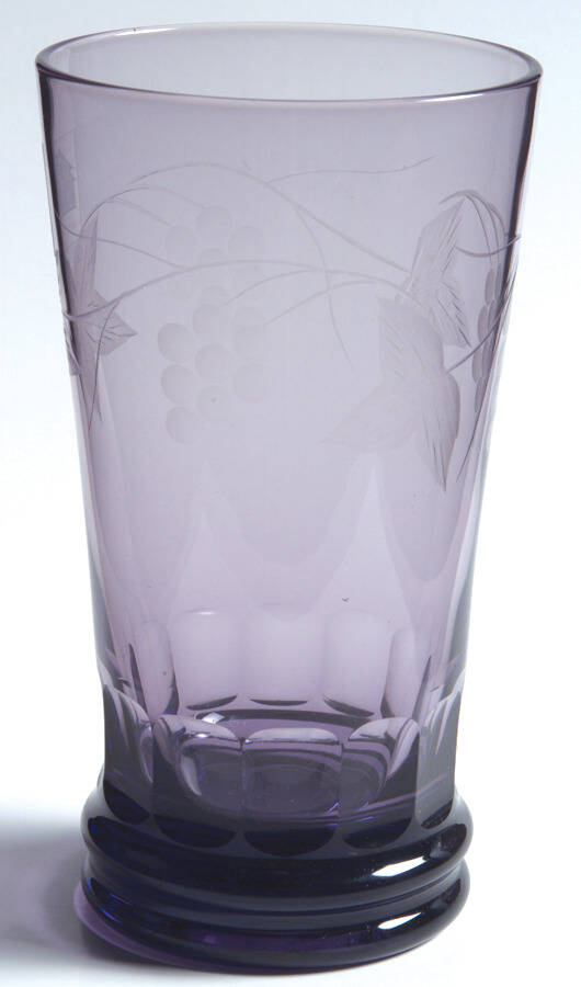 Jasmine Pearl Amethyst 20 Oz Flat Tumbler by Waterford Crystal-1
