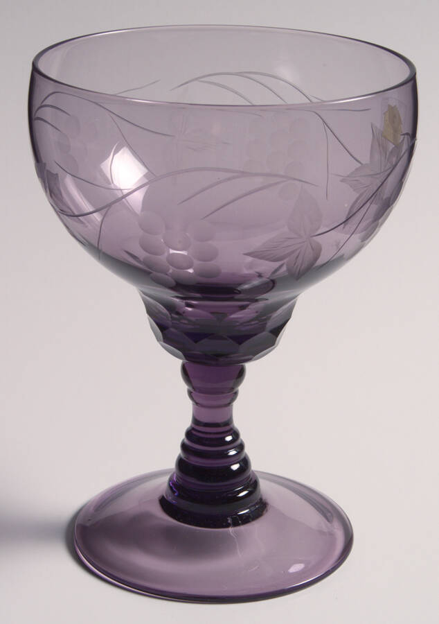 Jasmine Pearl Amethyst Water Goblet by Waterford Crystal-1