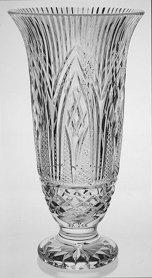 Rock of Cashel (Heritage Collection) 11" Footed Vase by Waterford Crystal-1